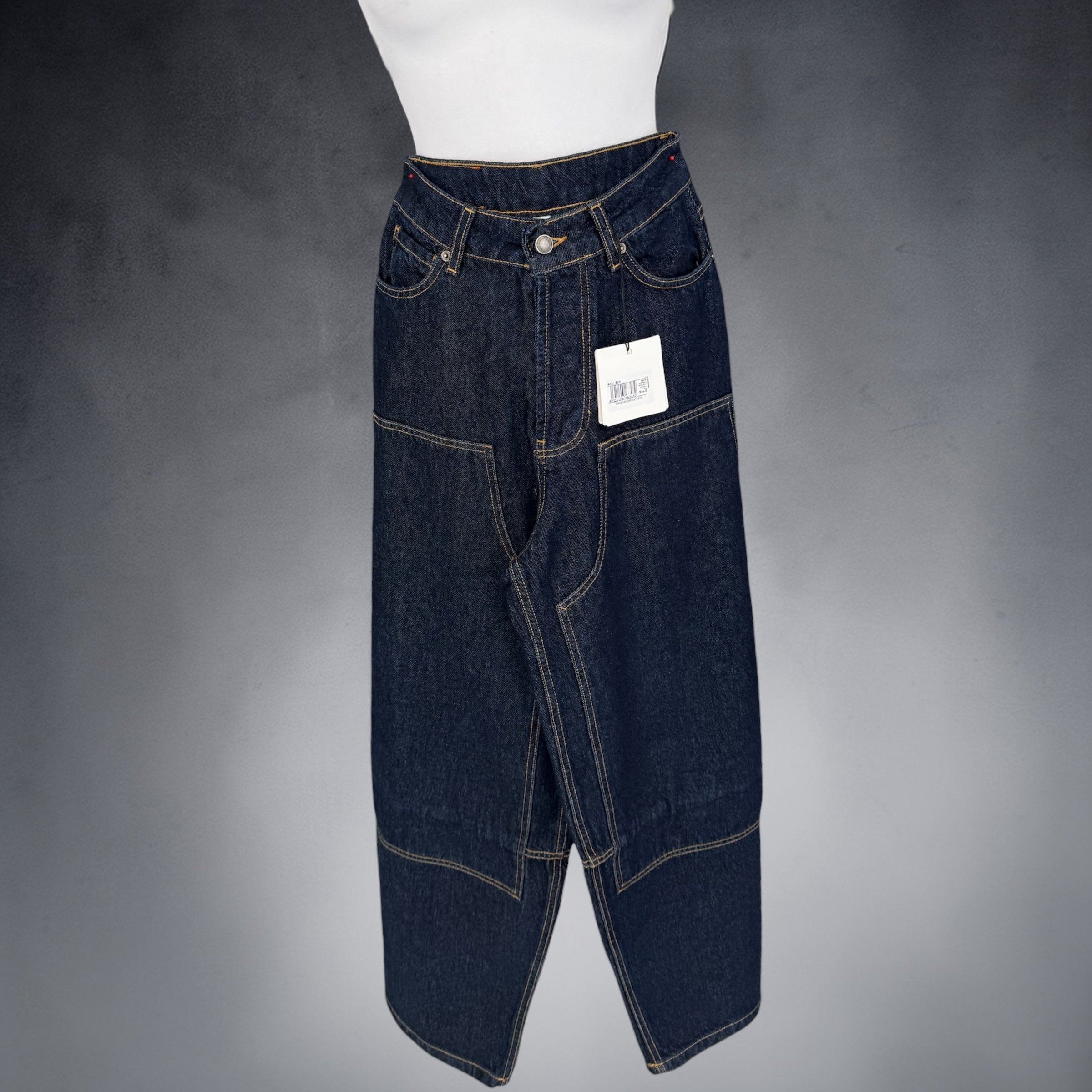 Denim barrel western