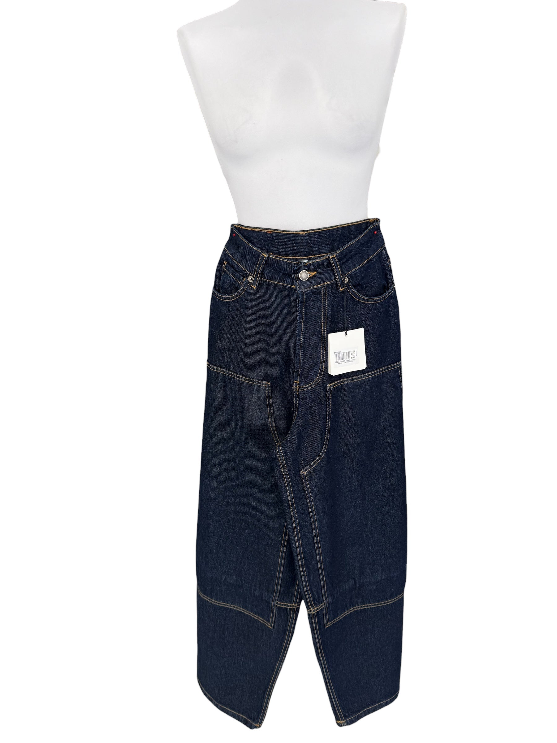 Denim barrel western