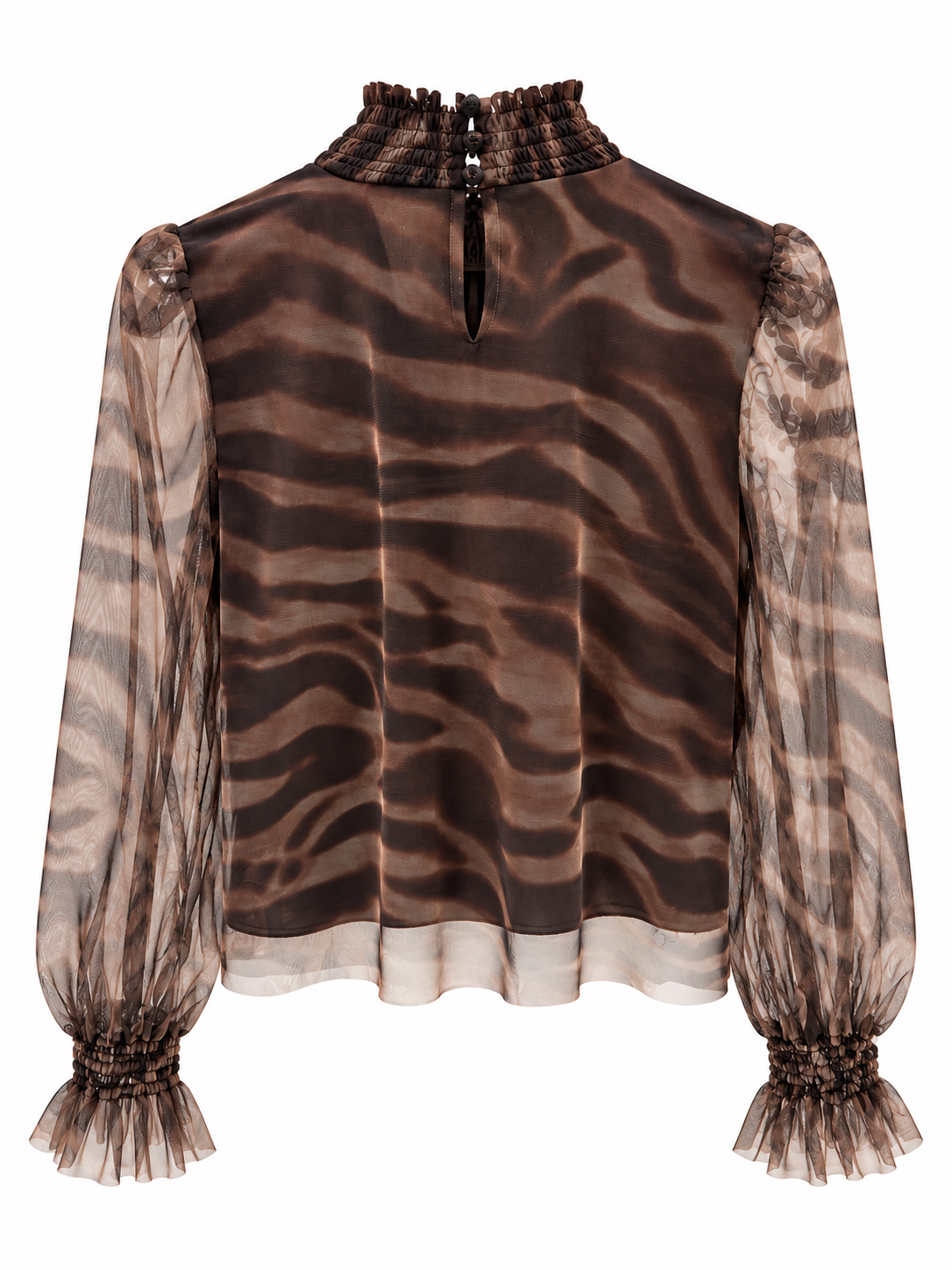 Lupetto in tulle animalier