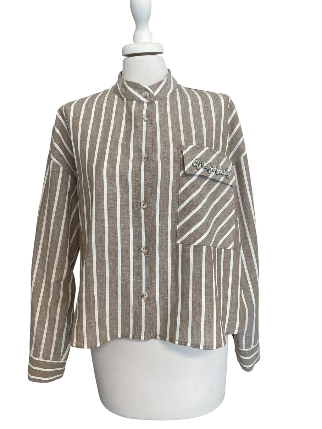 Camicia rigata 26C5391 variante unica