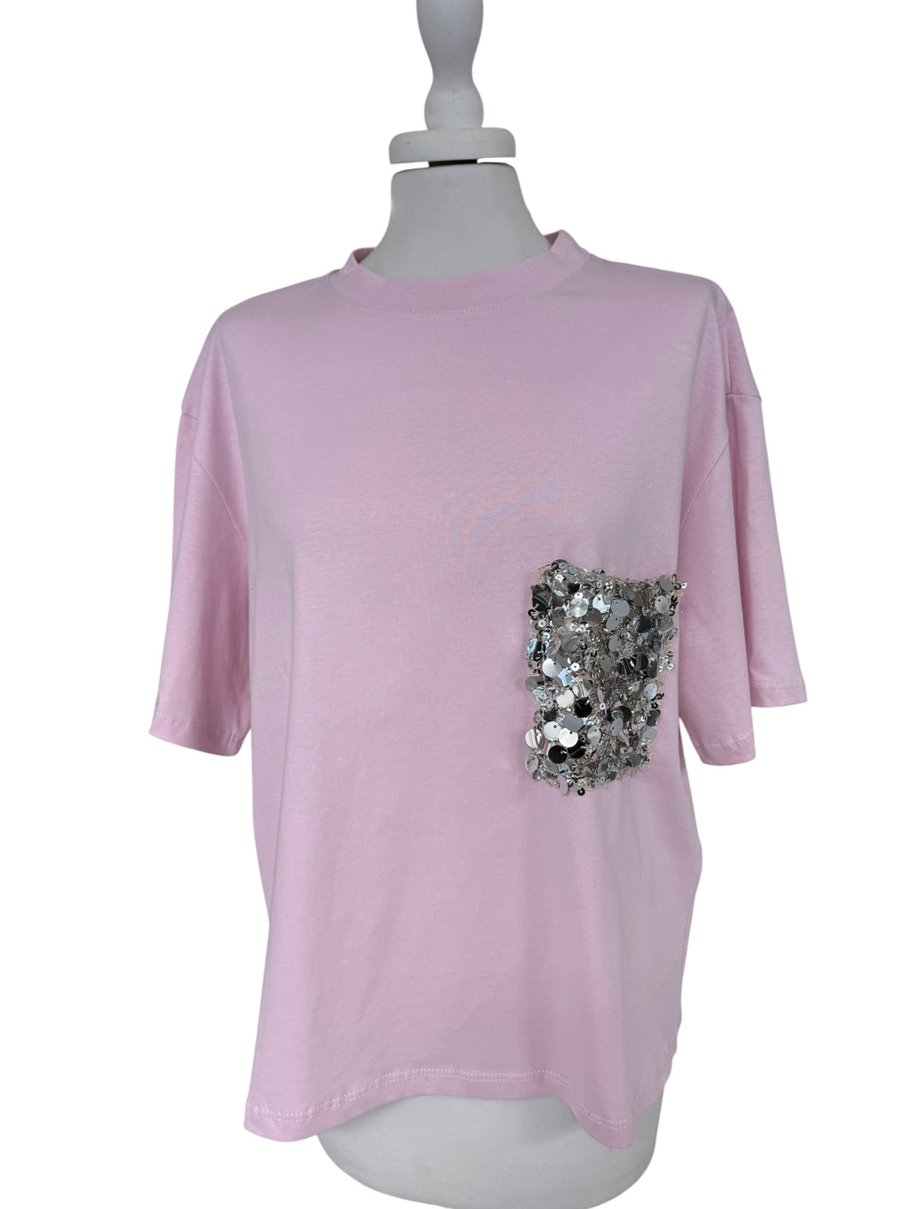 T-shirt taschino paiettes