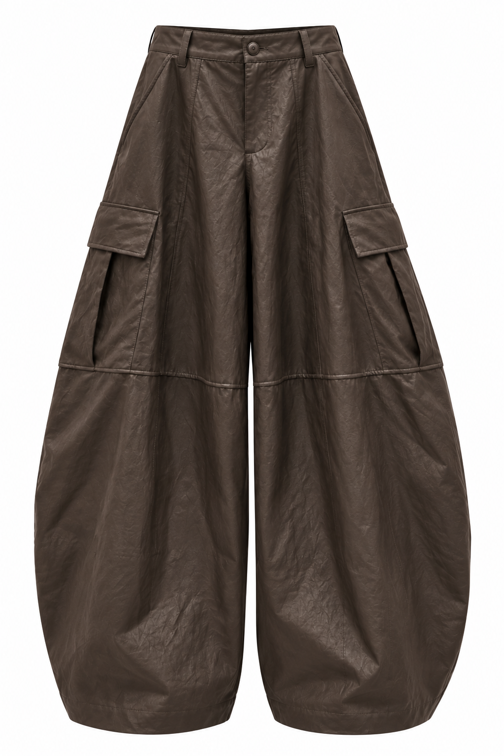 Pantalone moro in ecopelle