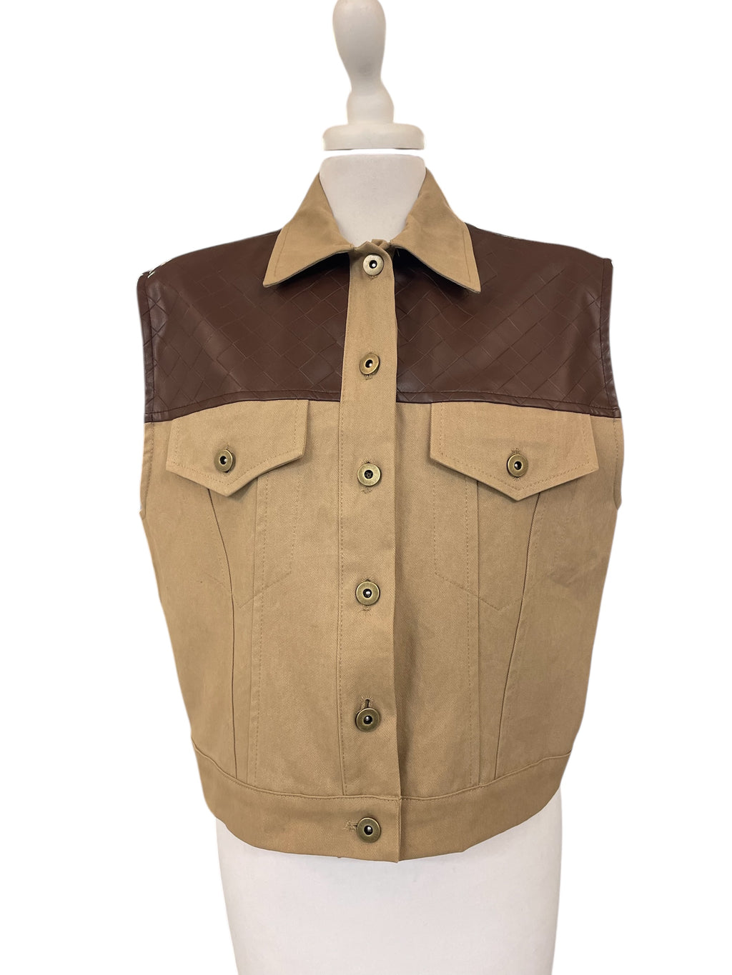 Gilet camel + inserto 38929 tensione in