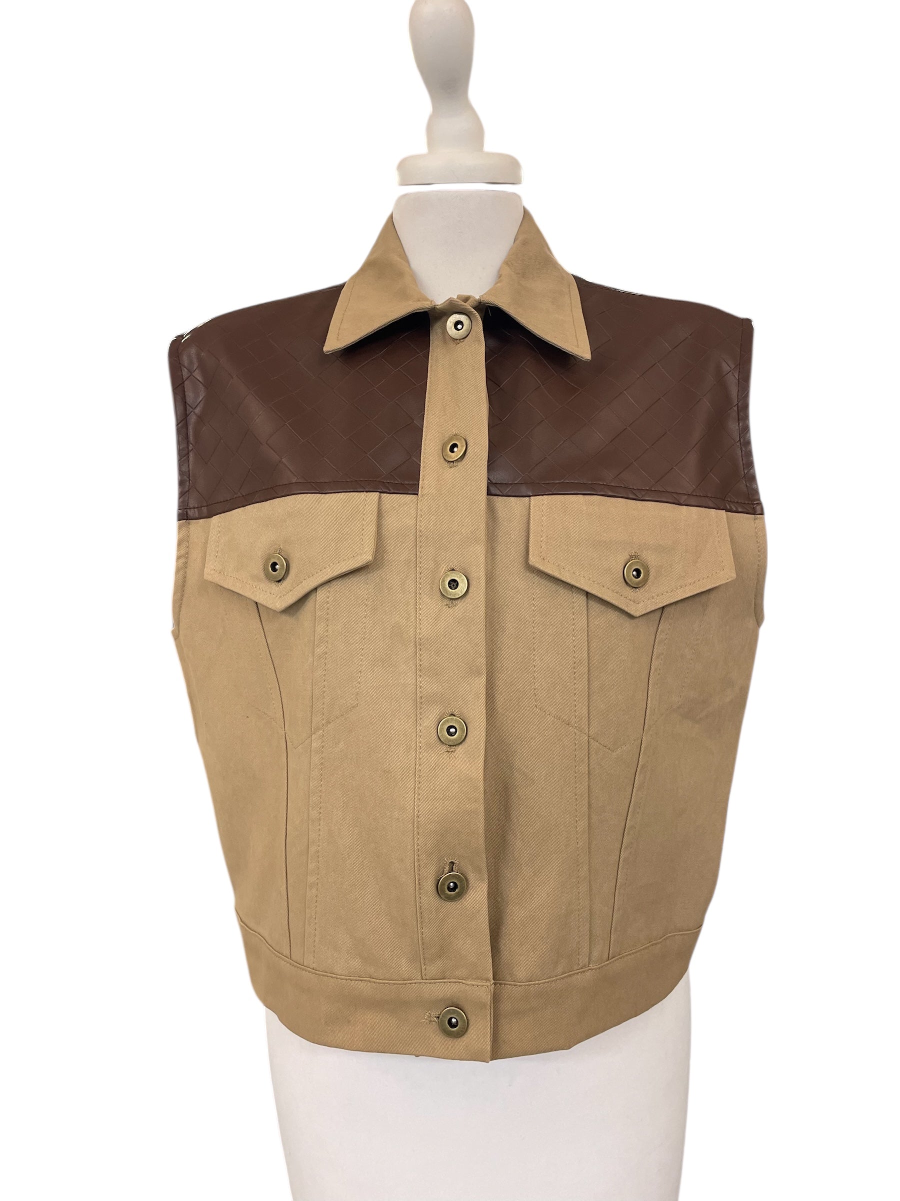 Gilet camel + inserto 38929 tensione in