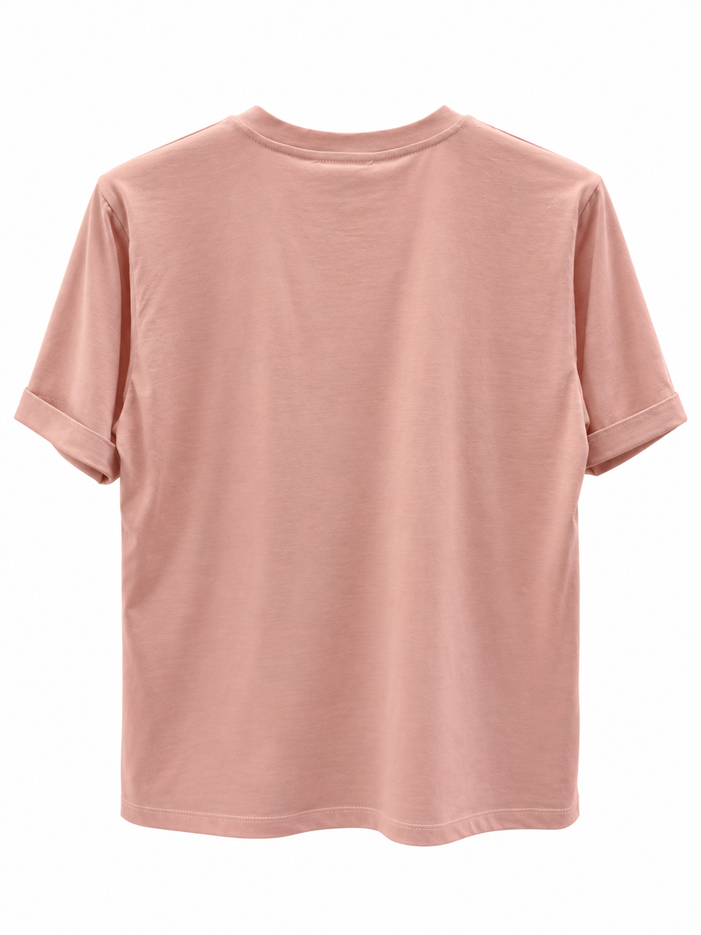 T-shirt con piuma nel taschino