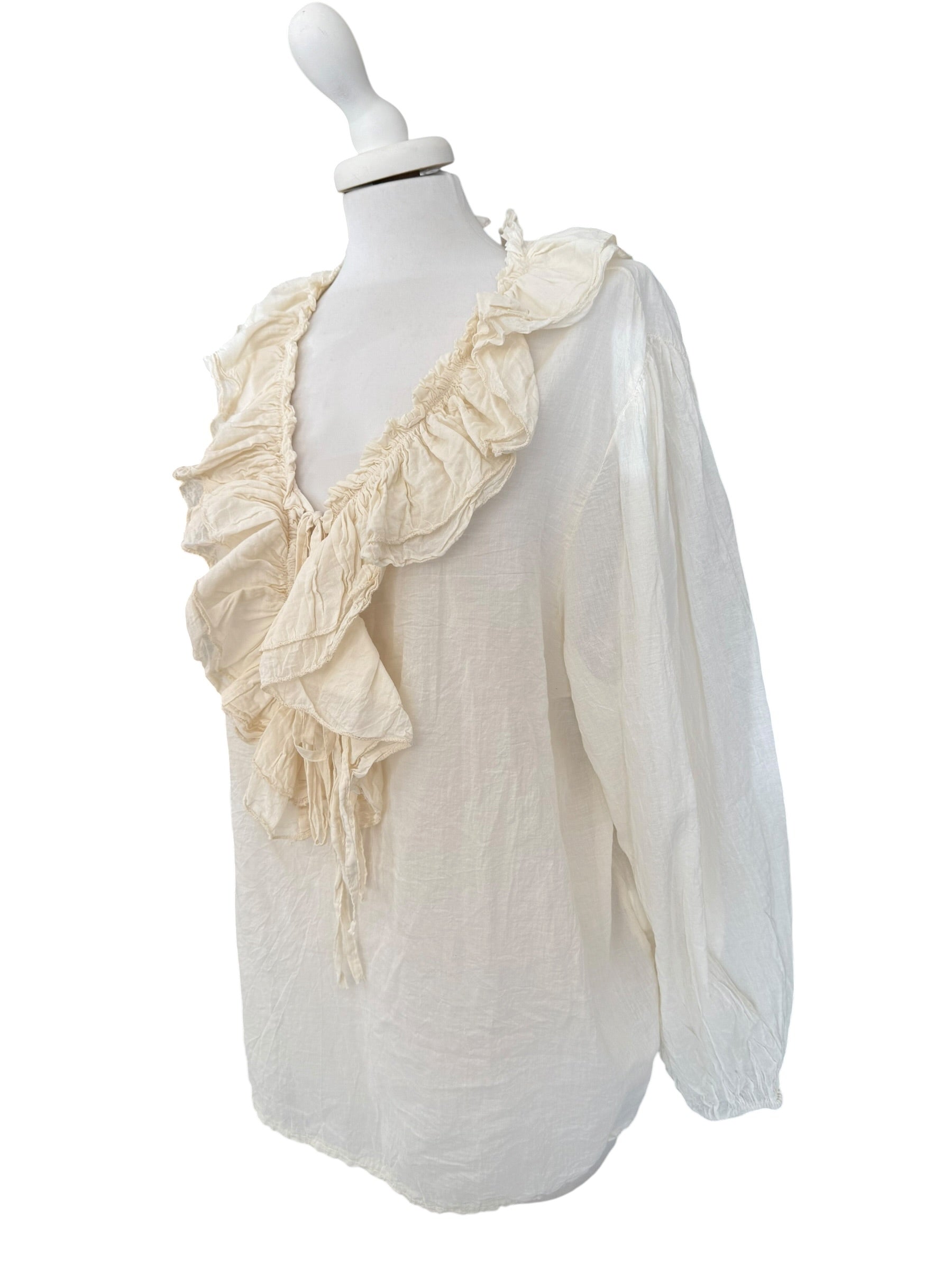 Camicia rouches