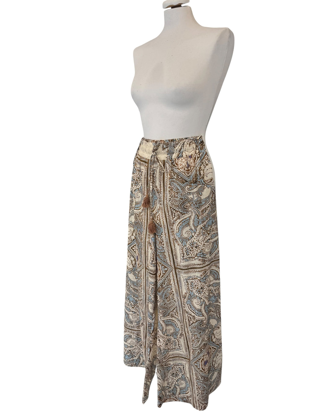 Pantalone palazzo a fantasia