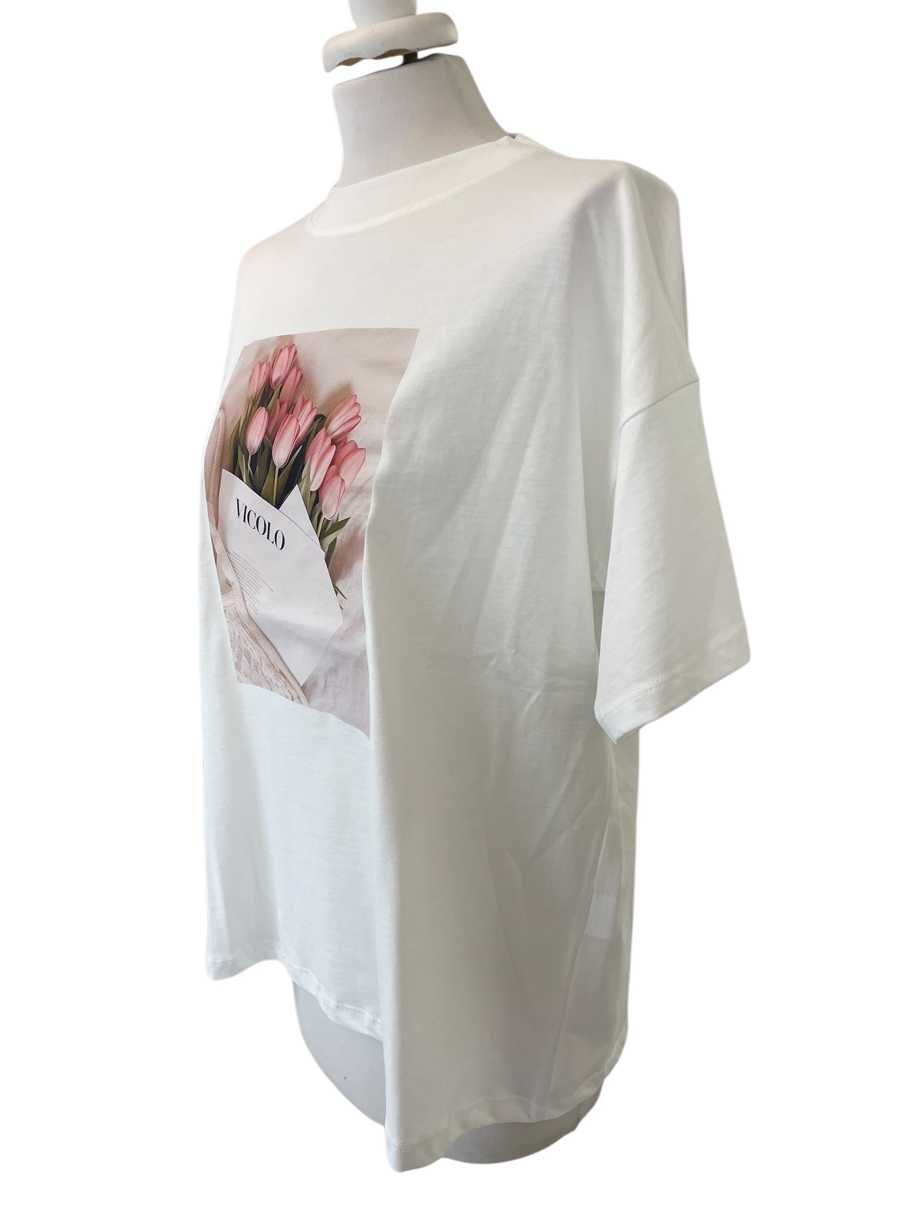 T-shirt vicolo over unica variante taglia unica