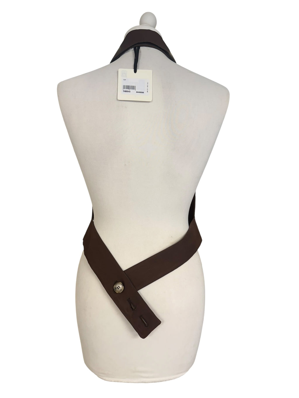 Gilet aperto dietro