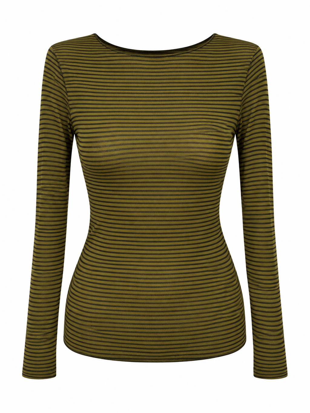 Maglia cachemiretta rigata