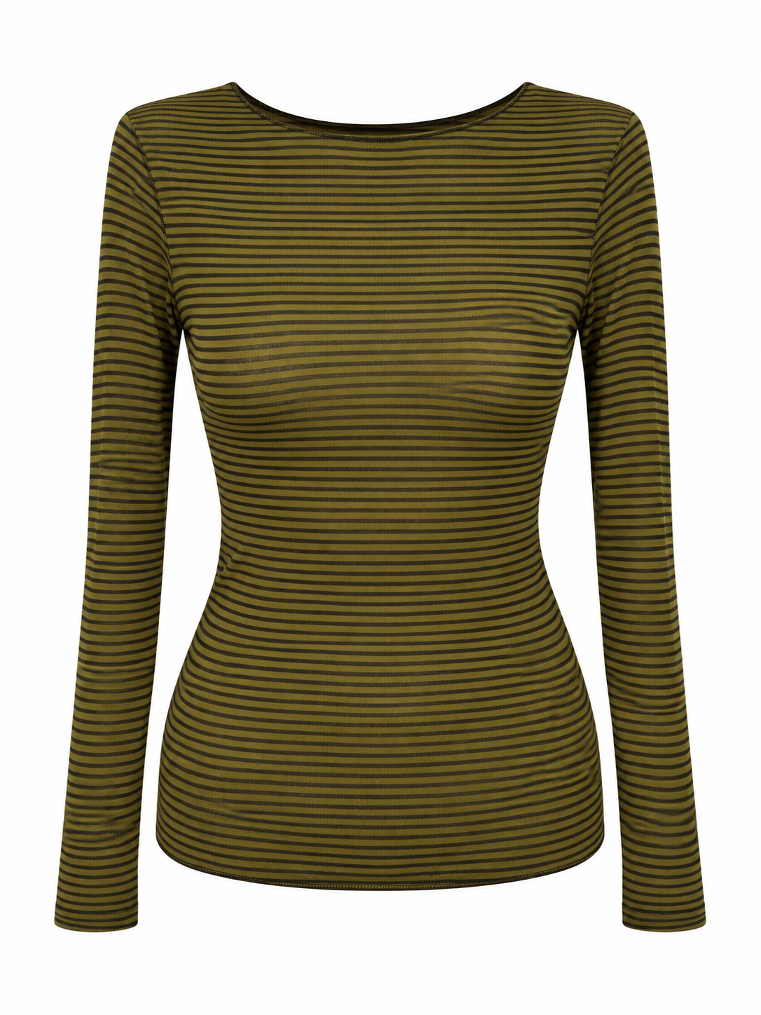 Maglia cachemiretta rigata