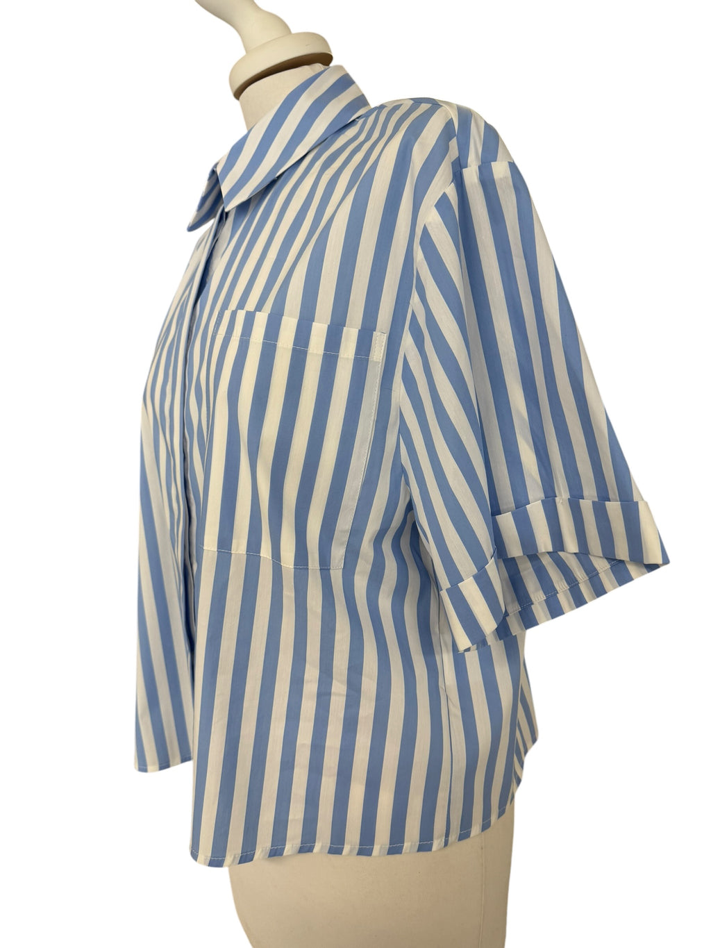 Camicia rigata 1/2 manica