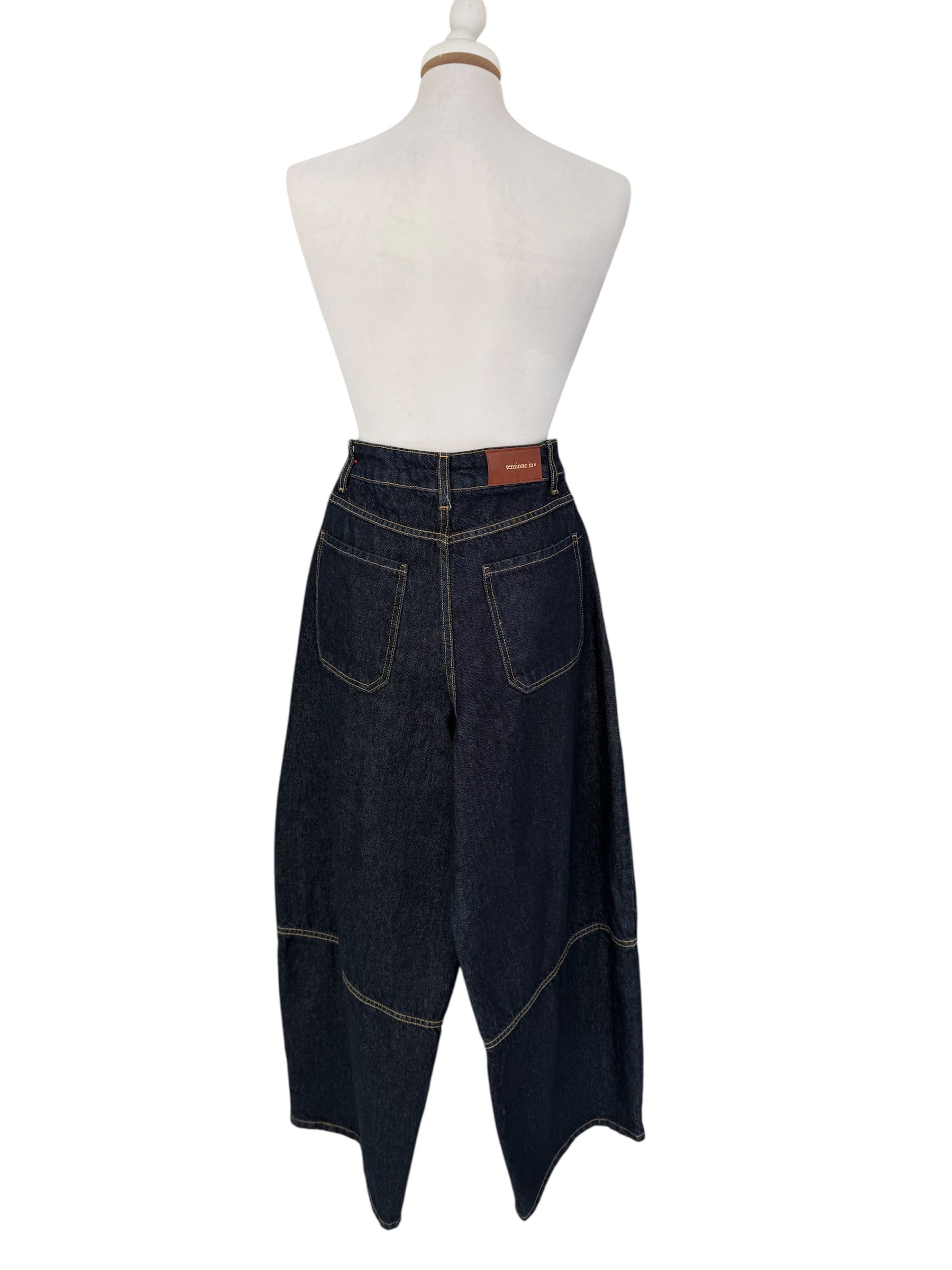 Denim barrel western