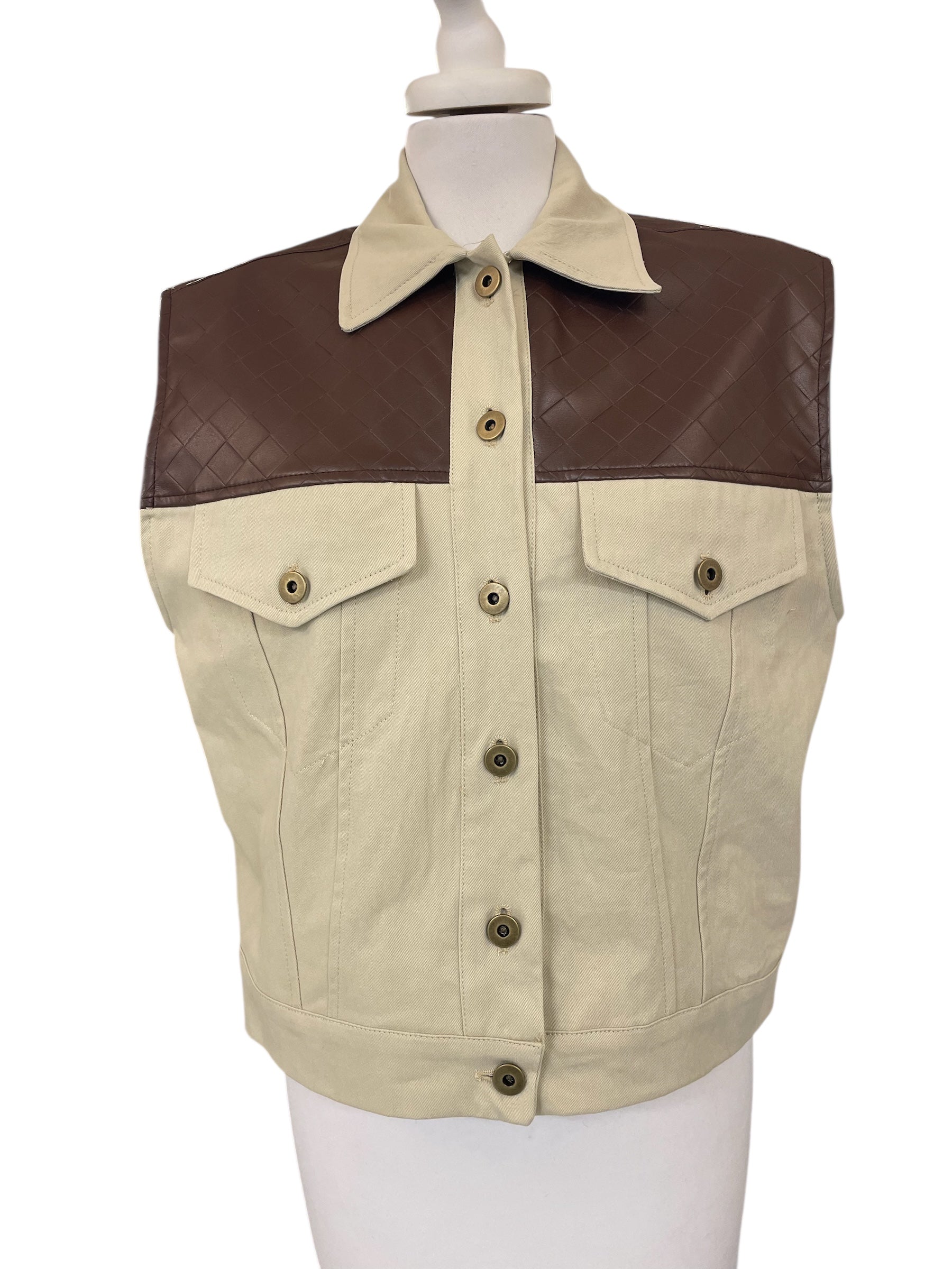 Gilet crema+inserto 38929 tensione in