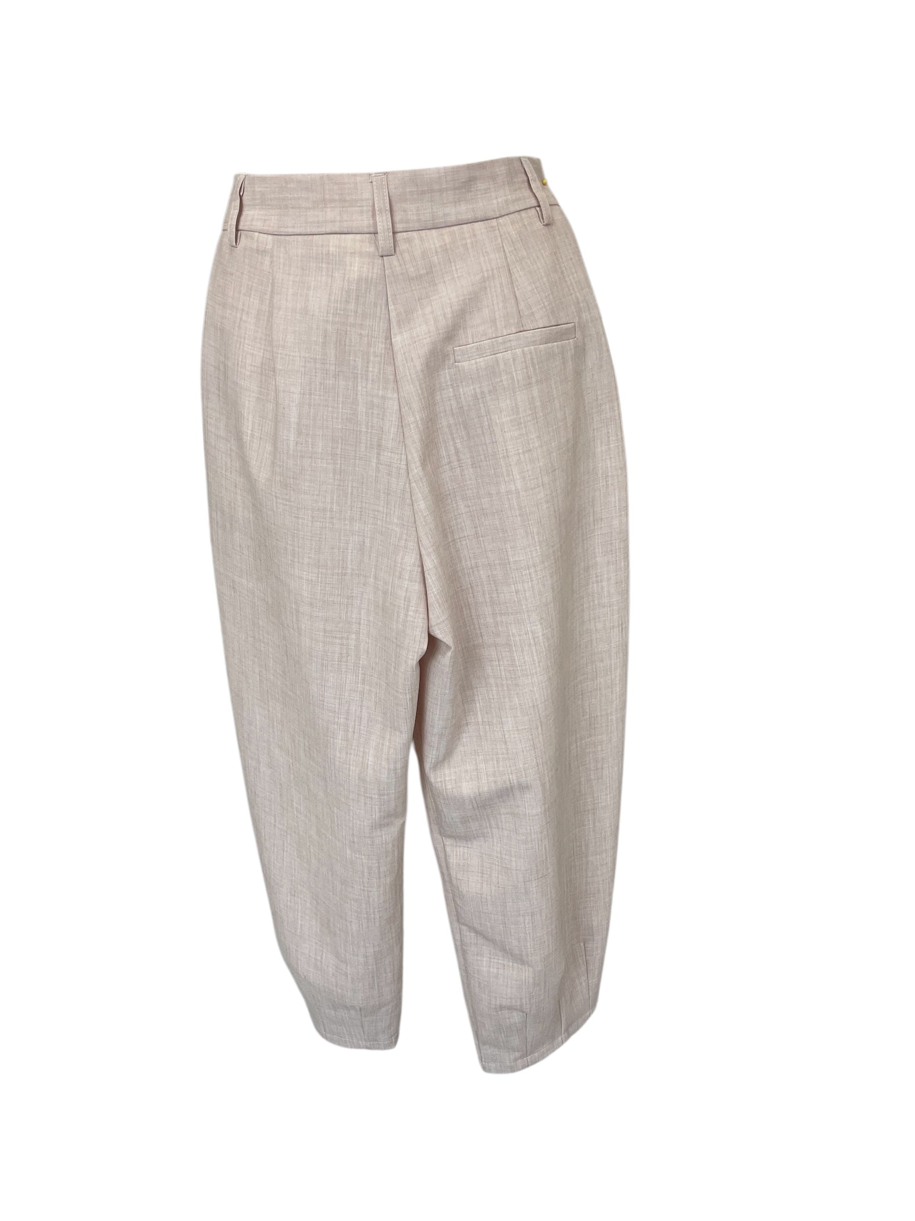 Pantalone vicolo rosa mélange unica variante colore
