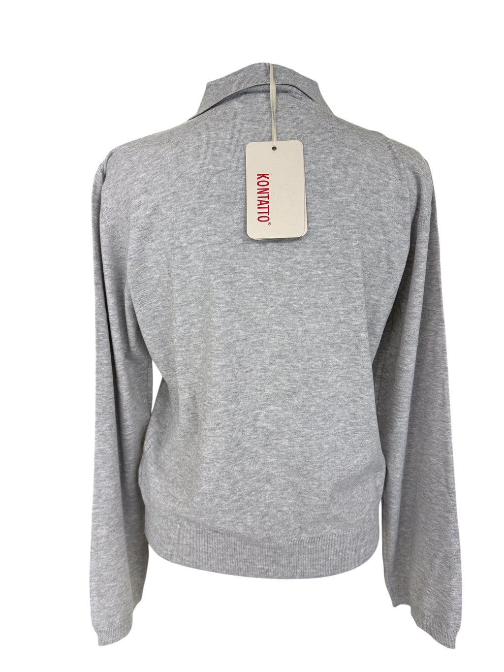 Polo rombi grigio/verde/panna/rosa