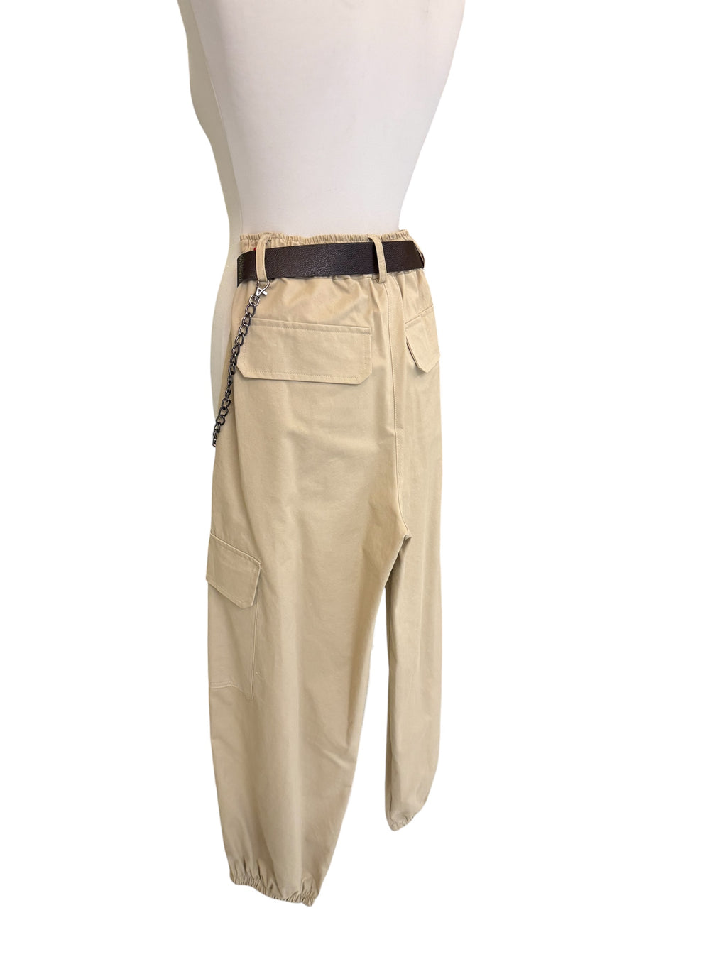 Cargo in cotone sabbia