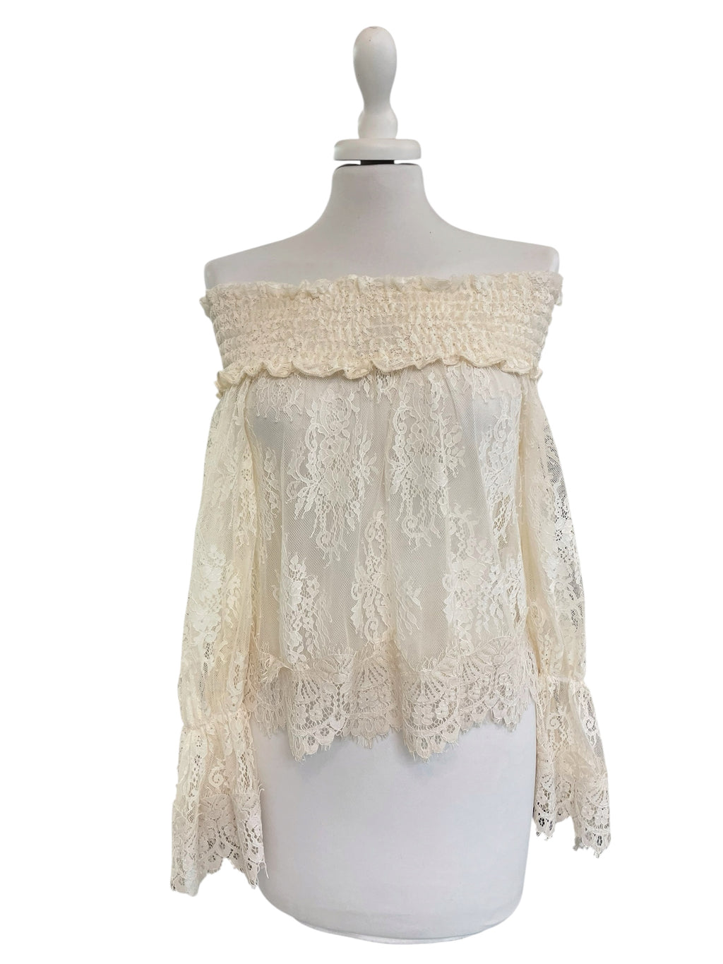 Blusa pizzo V.unica C10293AT tensione in