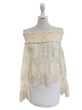 Blusa pizzo V.unica C10293AT tensione in