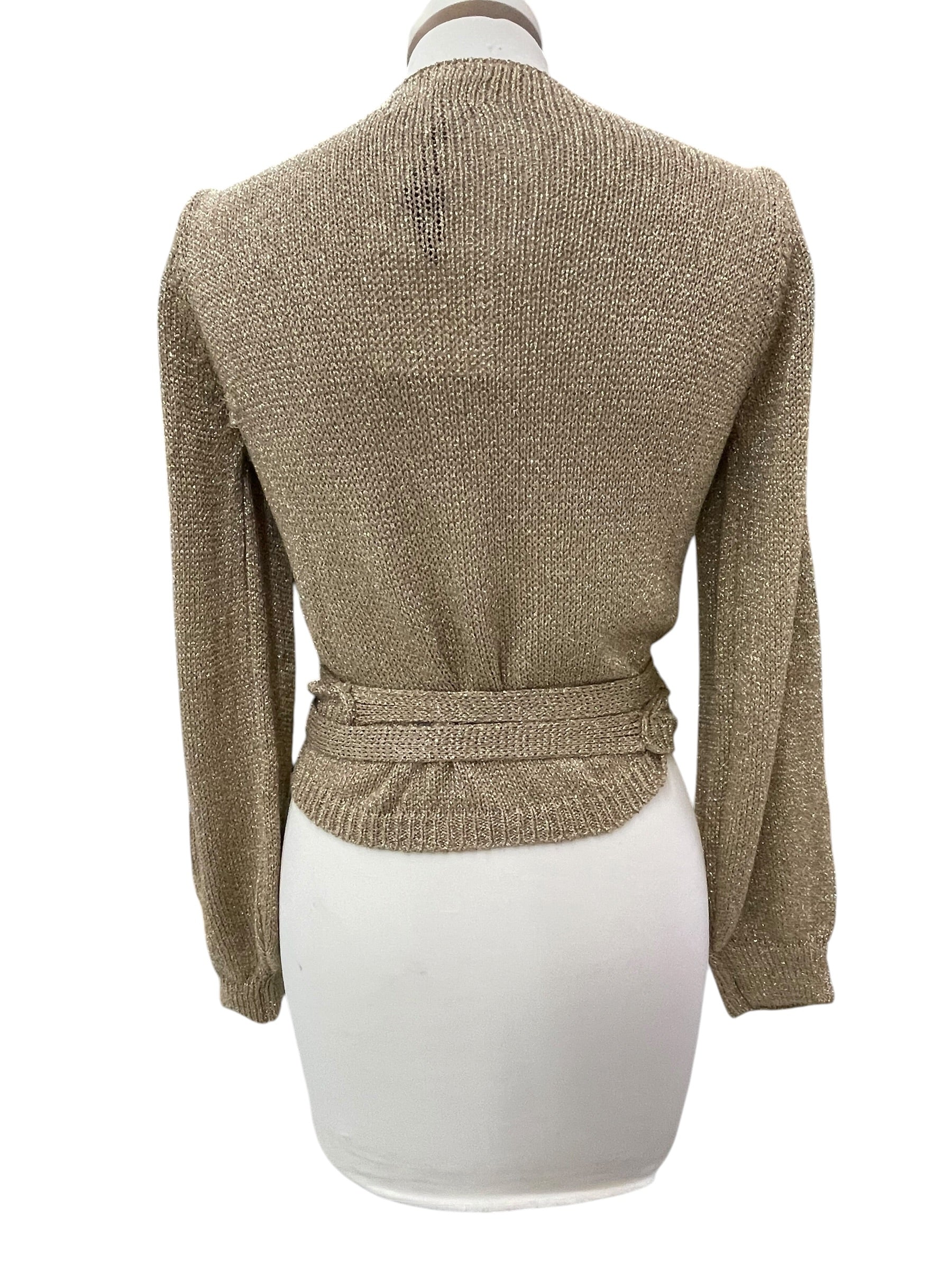 Cardigan incrociato lurex vicolo taglia unica