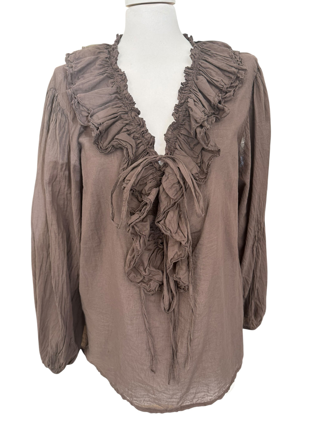 Camicia rouches