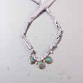 Necklace Bandana bianco/Turchese Rodi