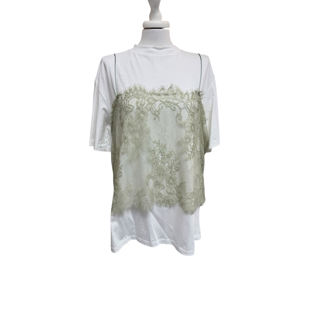 T-shirt + top pizzo
