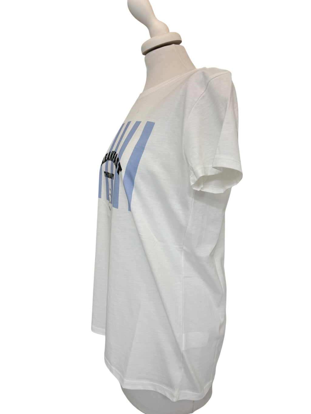 T-shirt bianca breakfast