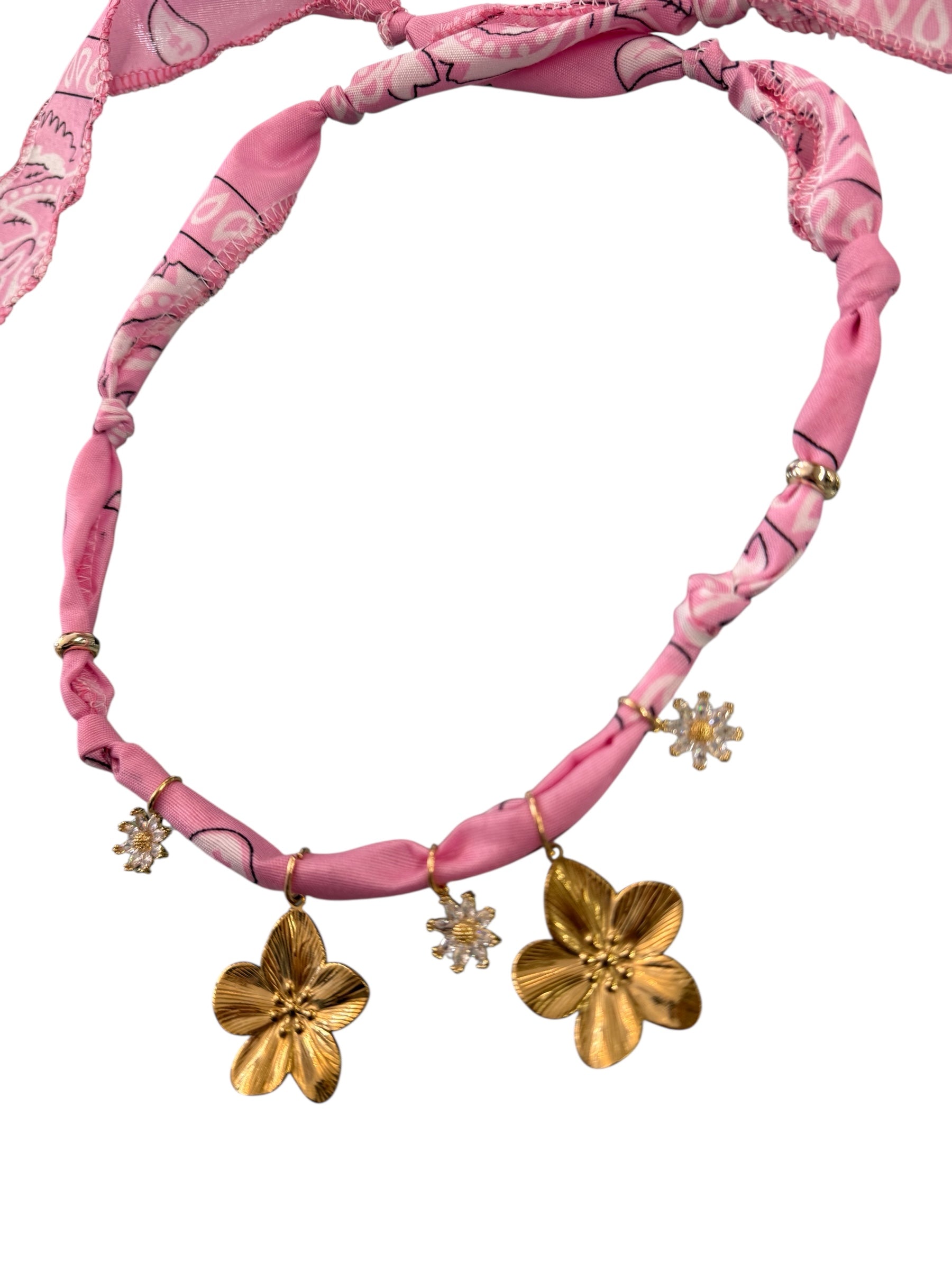 NECKLACE BANDANA FIORI