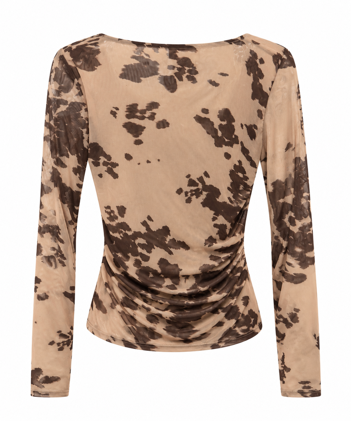 Maglia tulle muccata