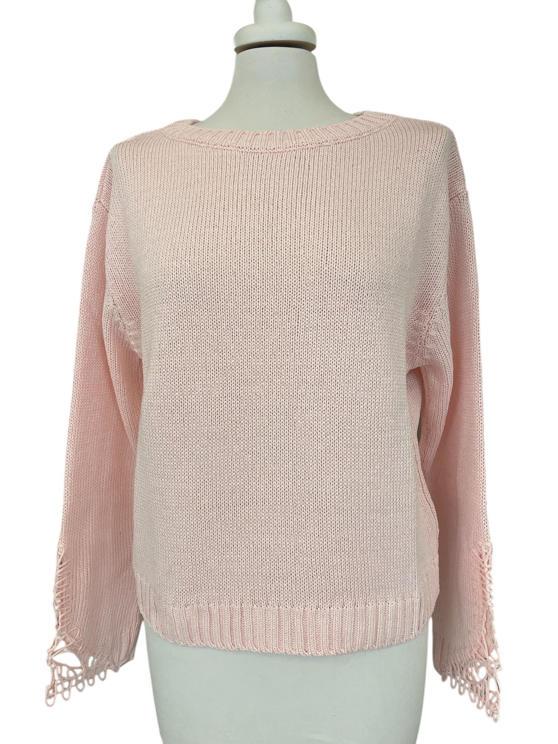 Maglia traforo manica tensione D90167