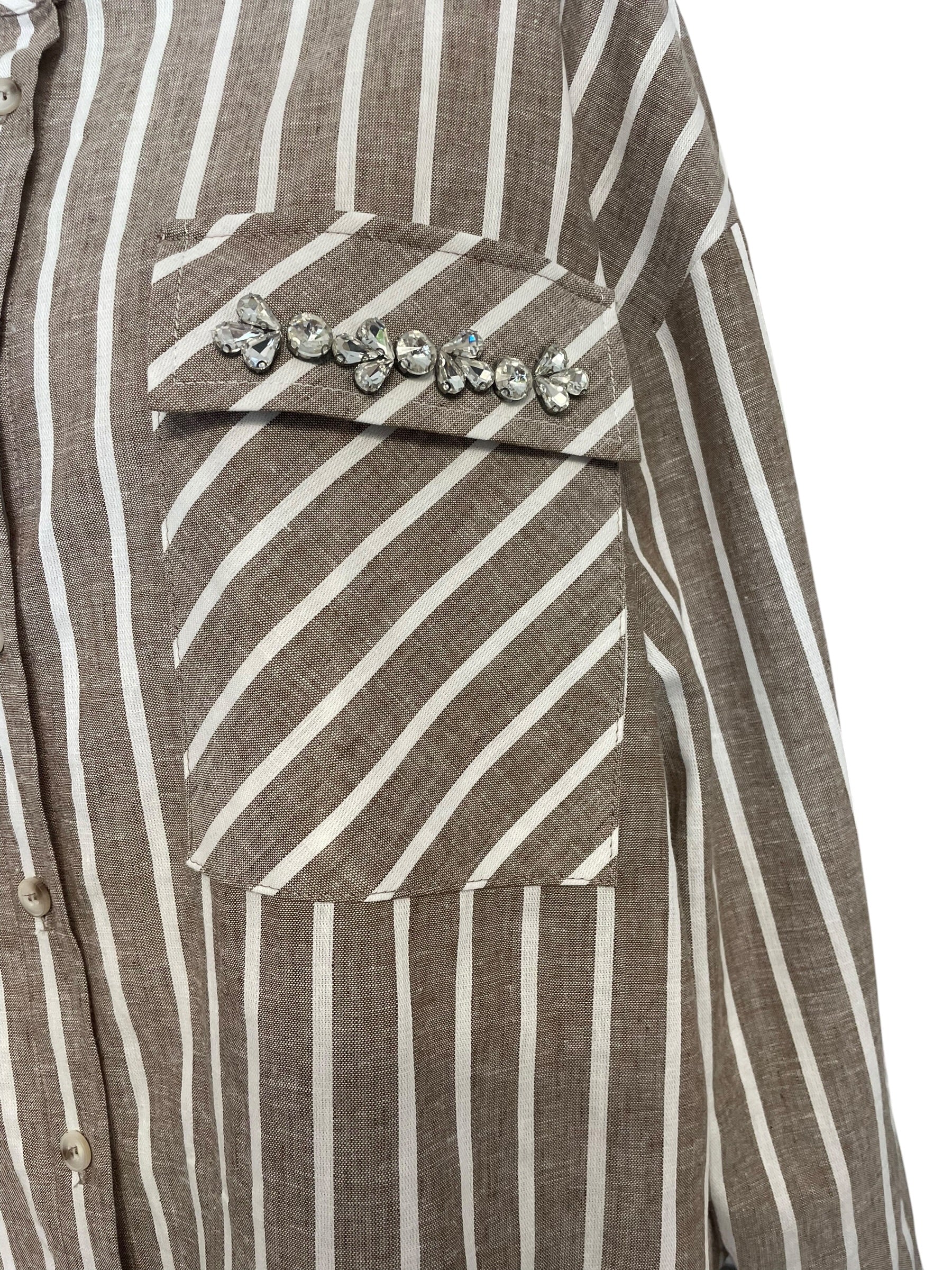 Camicia rigata 26C5391 variante unica