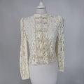 Camicia in pizzo con alamari