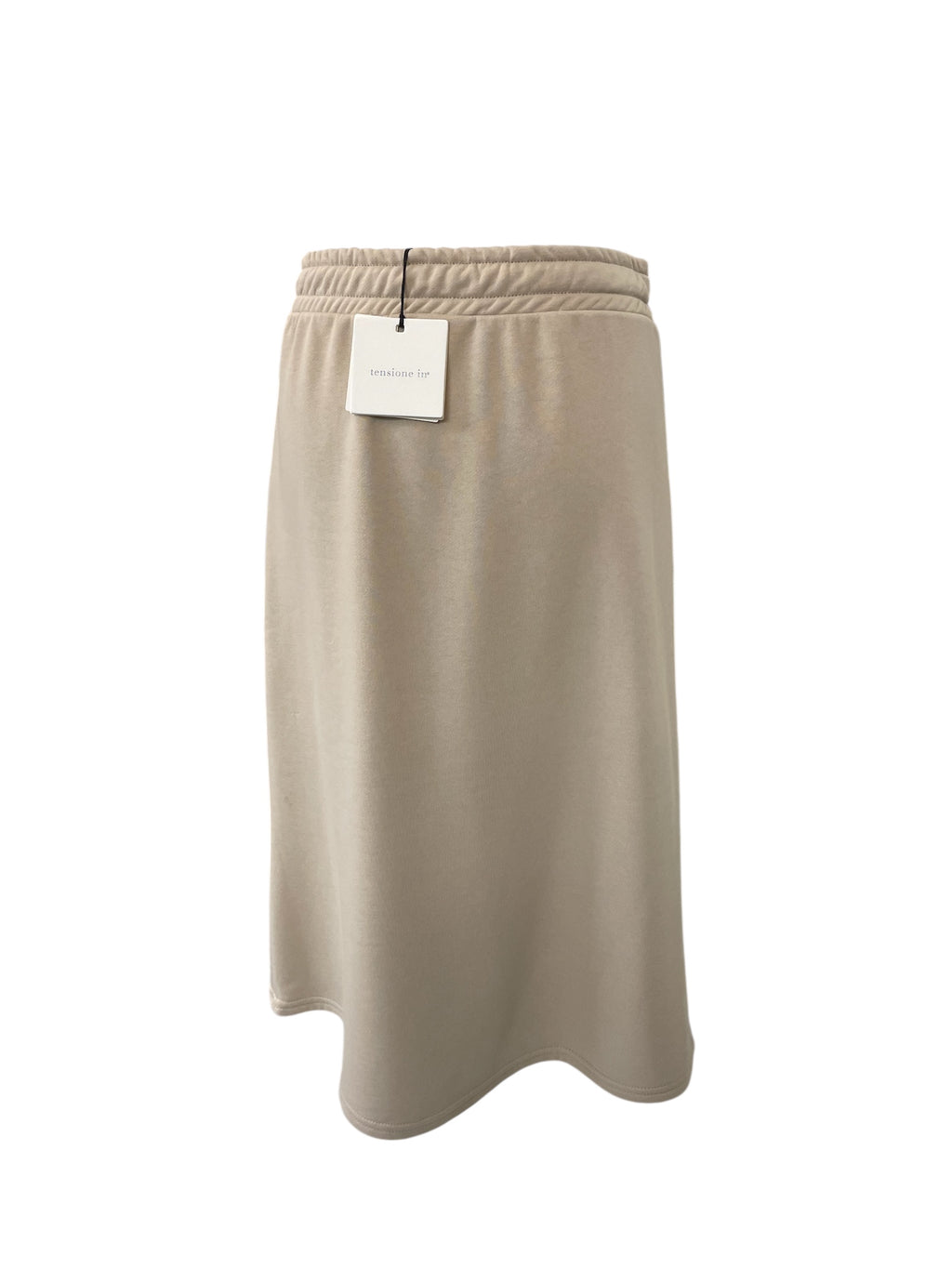 Gonna in felpa beige