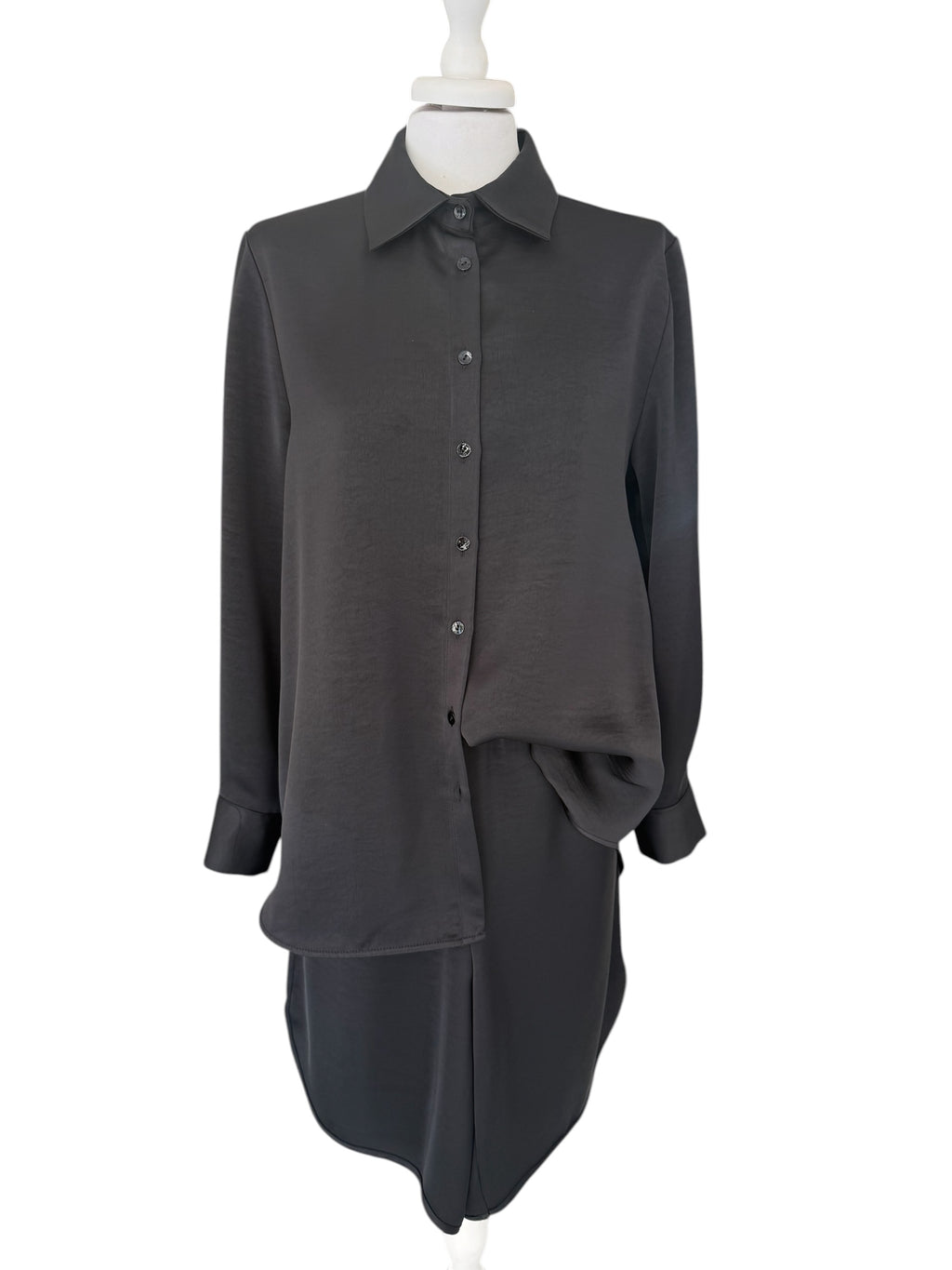 Coordinato satin camicia + bermuda