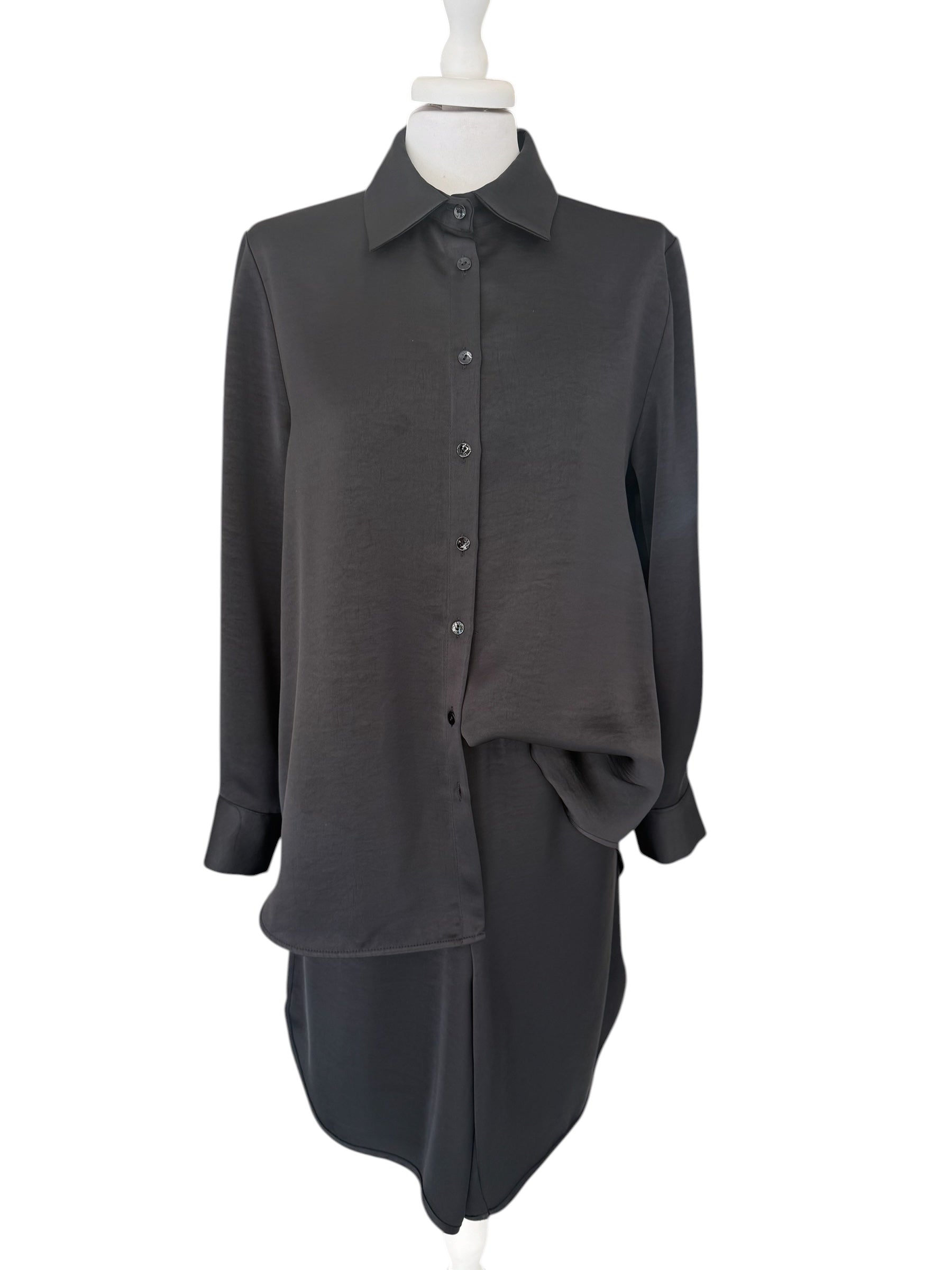 Coordinato satin camicia + bermuda