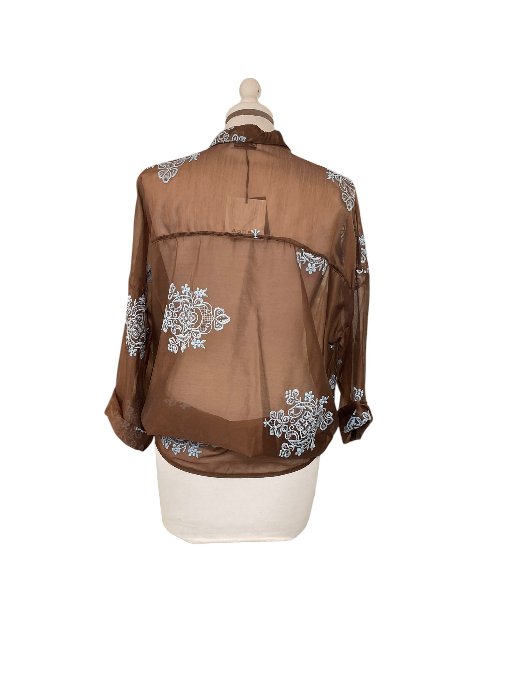 Camicia ricamata