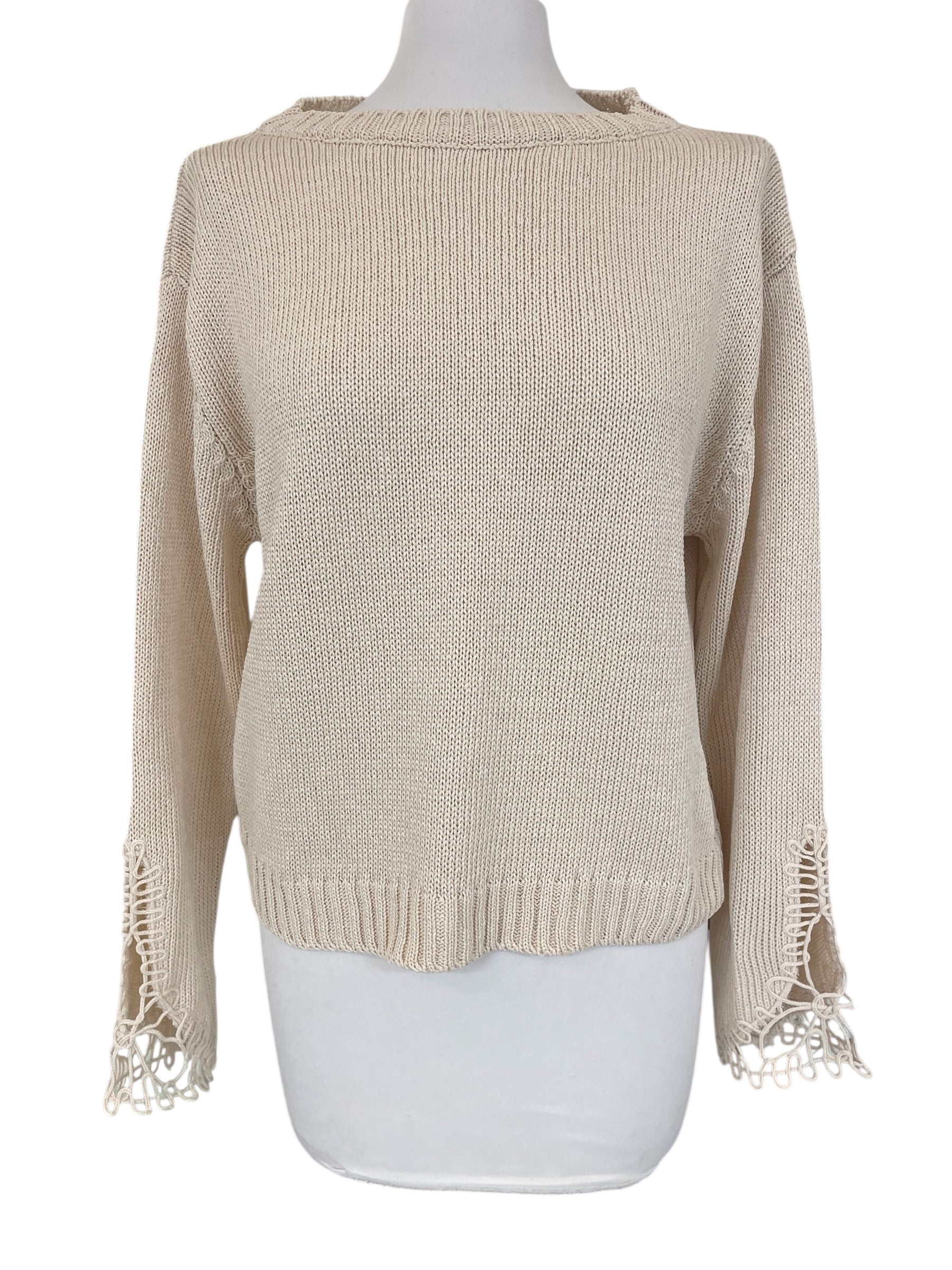 Maglia traforo manica tensione D90167