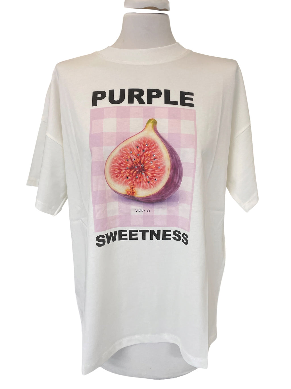 T-shirt over vicolo taglia unica unica variante