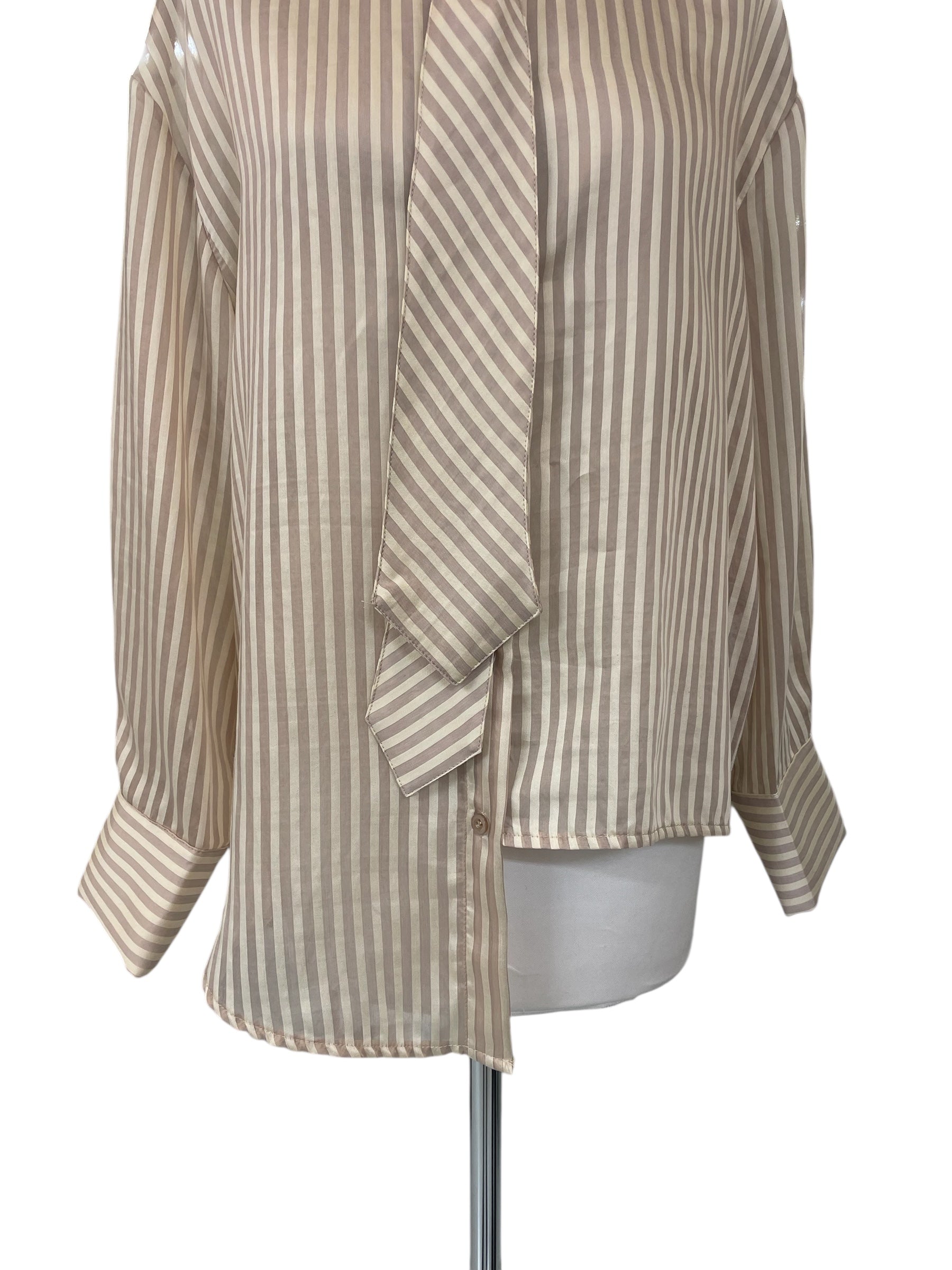 Camicia righe + cravatta